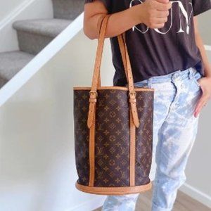 💎✨BEAUTIFUL✨💎 Louis Vuitton Monogram Bucket GM Shoulder Bag